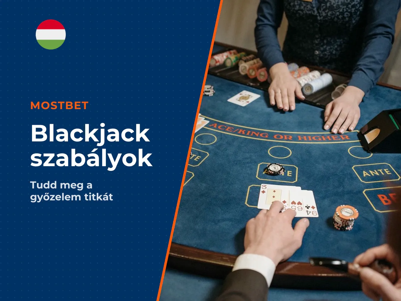 A **„Természetes Blackjack"** azt jelenti, hogy az első két kártyád összesen pontosan **21-et** ad: egy ász plusz egy 10 értékű lap (10, J, Q, K). Ez a legerősebb kombináció a játékban. Kifizetési kül