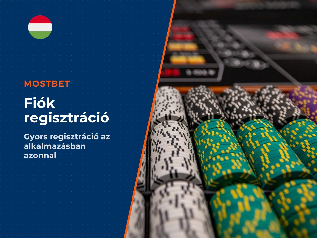 Regisztráció az alkalmazásban: az első lépések. A telepítés után az alkalmazás megnyitásakor a „Regisztráció" gombra kattintva hozhatod létre fiókodat. A Mostbet platform több regisztrációs módszert k
