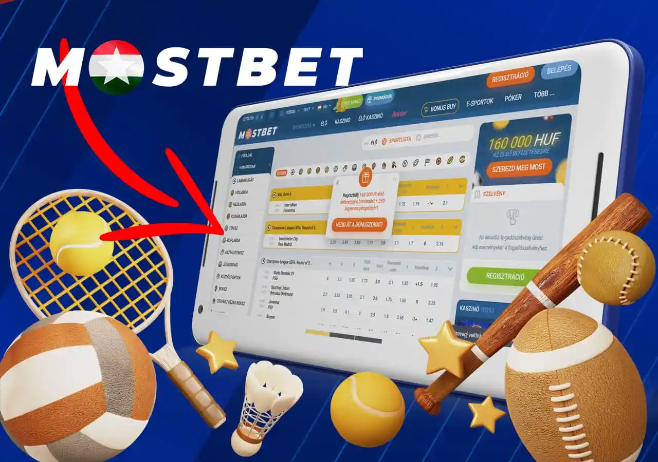 Rengeteg valós idejű sportfogadás elérhető a Mostbetnél.